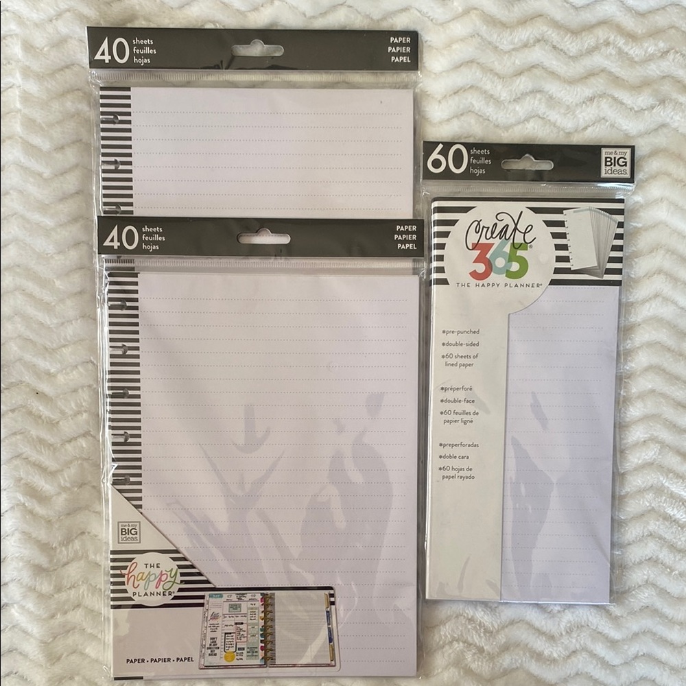The Happy Planner paper bundle